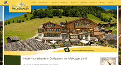 Desktop Screenshot of hauserbauer.com