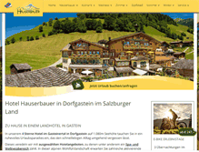 Tablet Screenshot of hauserbauer.com